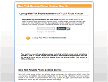 Tablet Screenshot of ny-phone-lookup.com